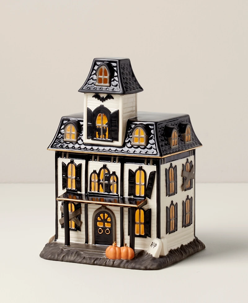 Lenox Classic Halloween Light-Up House Figurine