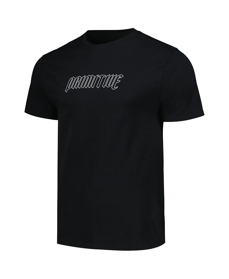 Primitive Apparel Men's Black Dodge Storm T-Shirt