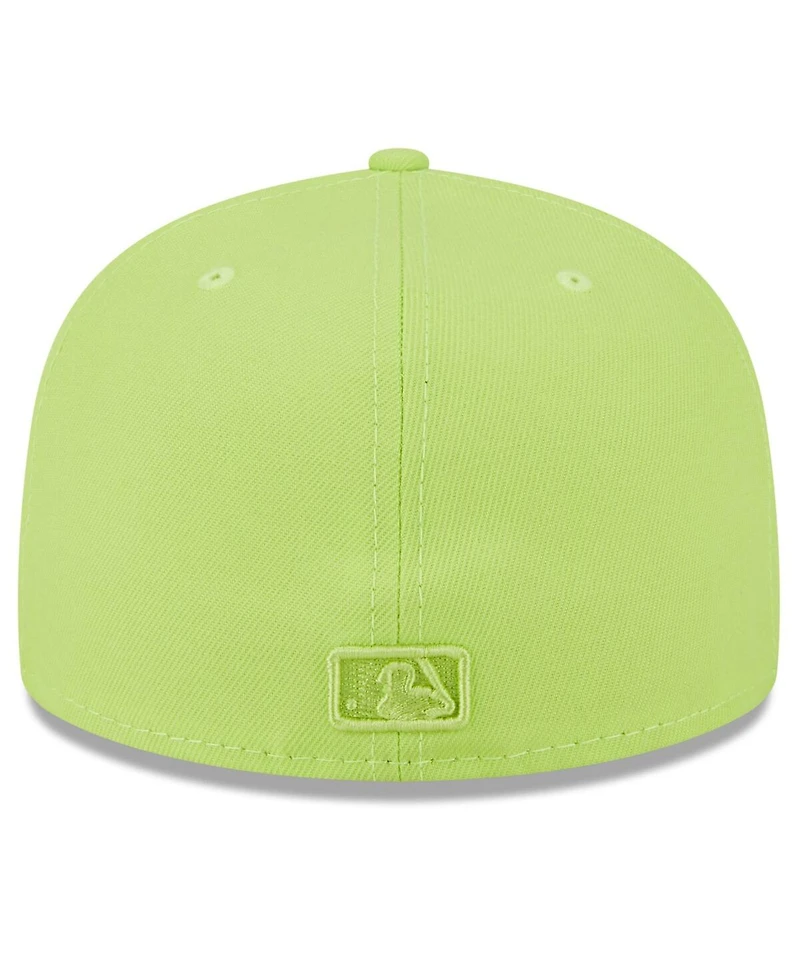 New Era Men's Neon Green Chicago White Sox 2023 Spring Color Basic 59FIFTY Fitted Hat