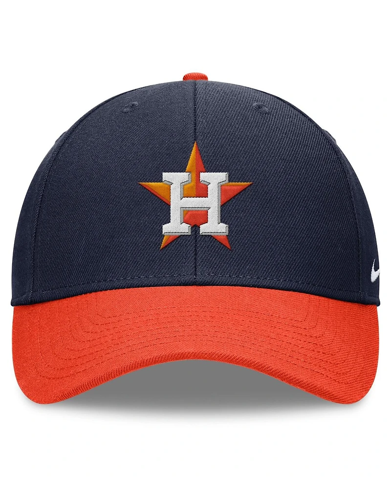 Nike Men's Navy/Orange Houston Astros Evergreen Club Performance Adjustable Hat