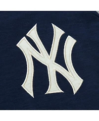 Mitchell & Ness Men's Navy New York Yankees Cooperstown Collection Legendary Raglan Slub Henley 3/4-Sleeve T-Shirt