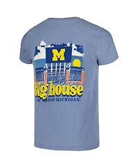 Image One Big Boys and Girls Navy Michigan Wolverines Hyperlocal Comfort Colors T-Shirt