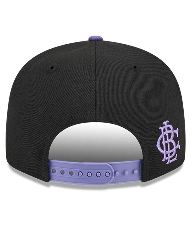 New Era Men's Black/Purple Oakland Athletics Grape Big League Chew Flavor Pack 9FIFTY Snapback Hat
