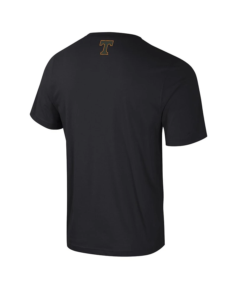 Colosseum Men's Black Tennessee Volunteers Color Pop Active Blend T-Shirt