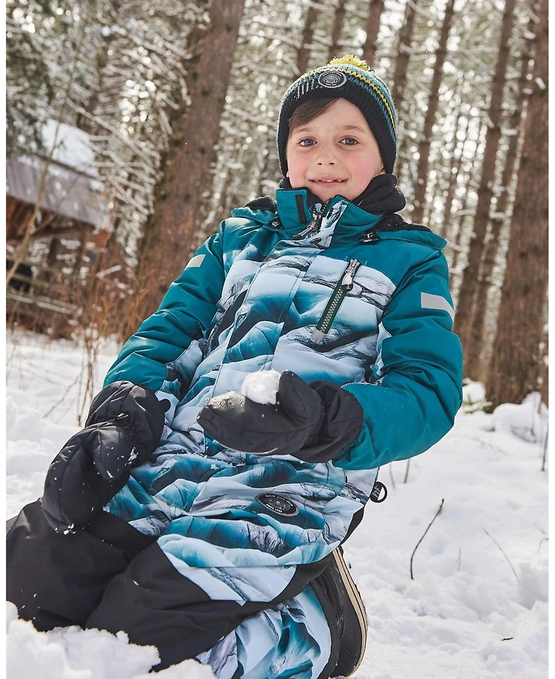 Deux par Kids Unisex Solid Mittens Black - Toddler|Child