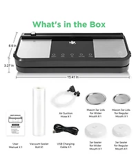 Cowin Cordless Vacuum Sealer Machine Rechargeable Build in Cutter