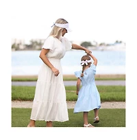 Bits & Bows Girls Hearts Bow Visor