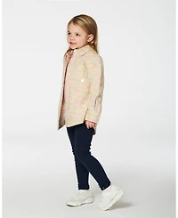 Deux par Deux Big Girls Rib Leggings Navy