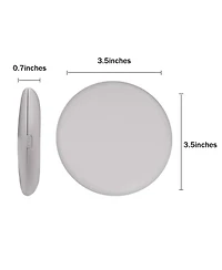 Cowin 1x/10x Magnification Lighted Travel Folding Makeup Mirror 3.5 inch