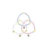 Bits & Bows Girls Hearts Bracelet Set
