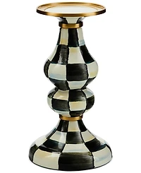 Mackenzie-Childs Courtly Check Medium Pillar Candlestick