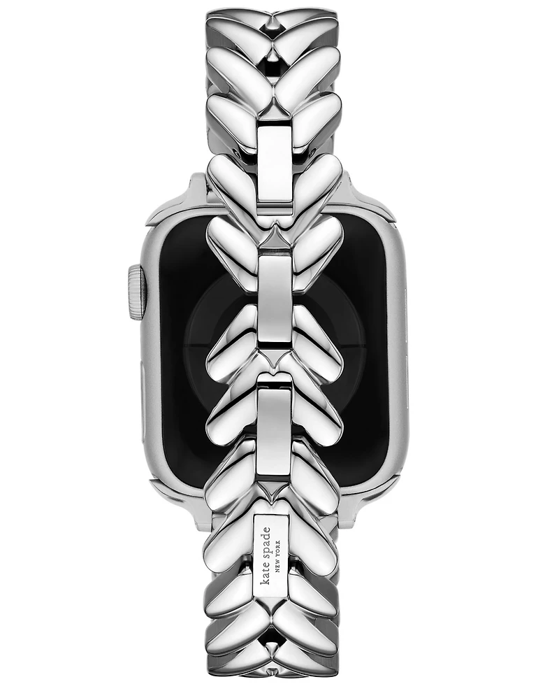 Kate Spade New York Silver-Tone Stainless Steel Band for Apple Watch 38mm-49mm