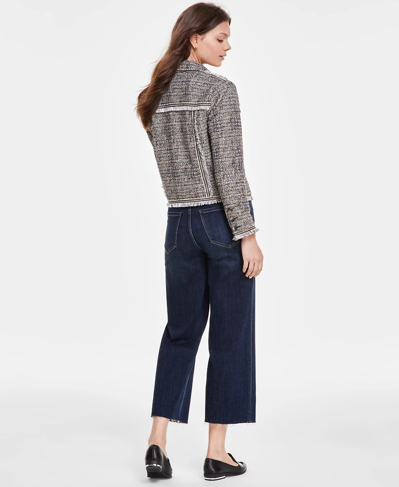 Liverpool Los Angeles Women's Stride Cropped Wide-Leg Jeans