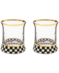 Mackenzie-Childs Courtly Check Tumblers Set of 2