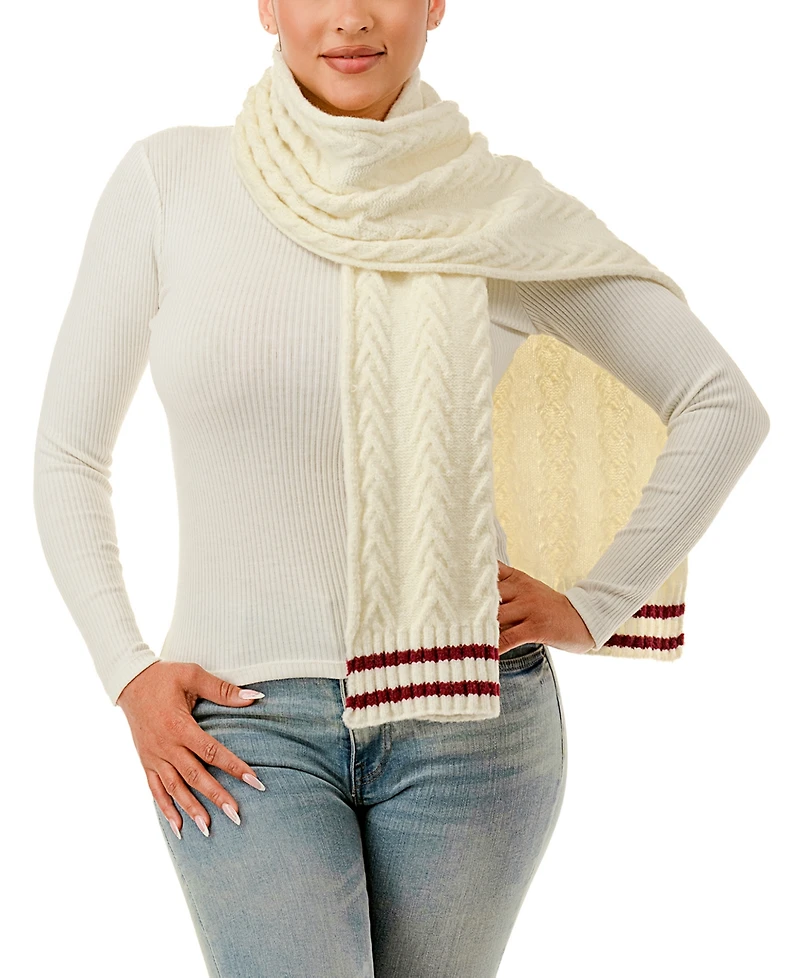 Marcus Adler Knit Varsity Scarf
