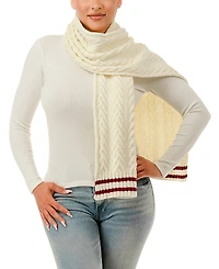 Marcus Adler Knit Varsity Scarf