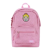 Super Mario Brothers Princess Peach 17" Quilted Backpack