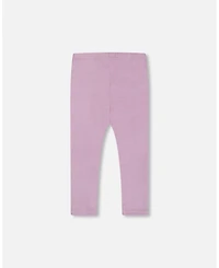 Deux par Deux Big Girls Super Soft Rib Leggings Blue Lilac