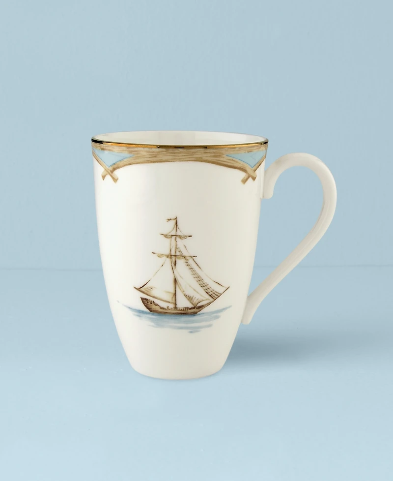 Lenox British Colonial Tradewind Mugs, Set of 4