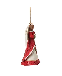 Jim Shore Christmas Angel with Cardinal Ornament
