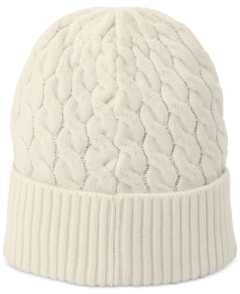 Coach Signature C Cable Knit Beanie