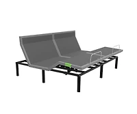Cariloha Resort Adjustable Mattress Base | King | 6", 9", 12" | Viscose Material | Multiple Adjustments, 4 Usb Ports, Led Lighting