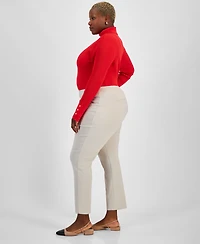 Jm Collection Plus Pull-On Cambridge Pants, Exclusively at Macy's