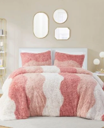 Intelligent Design Cassie Faux Fur Duvet Cover Sets