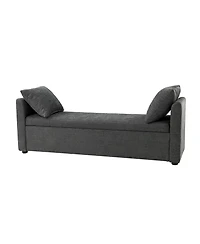 Hulala Home Rosana Transitional 59.4" Wide Storage Bench