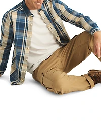 Nautica Men's Classic-Fit Plaid Button-Down Twill Shirt