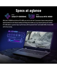 Lenovo Loq 15 15.6" Gaming Traditional Laptop Intel Core i7 13650HX 16GB Ram Nvidia GeForce Rtx 4060 512GB Ssd Storage Windows 11 Home Fhd 144Hz