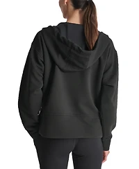 Dkny Women's Tech Ottoman Full-Zip Hoodie