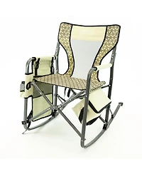 Outdoor Folding Rocking Director's Chair