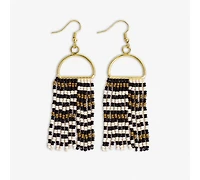 Allison Beaded Fringe Earrings