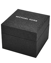 Michael Kors Women's Sage Chronograph Black Stainless Steel Watch 42mm