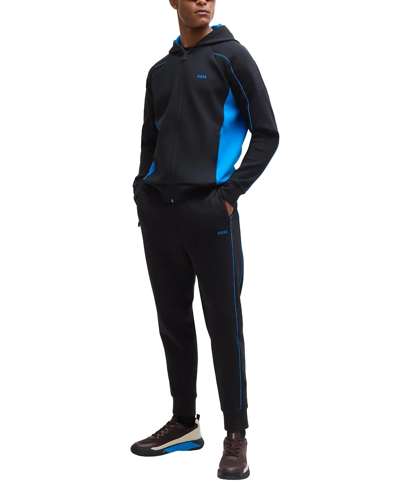 Boss by Hugo Boss Men's Embossed-Artwork Tracksuit Bottoms