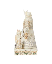 Jim Shore White Woodland Santa Holding Dove Figurine