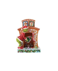 Jim Shore Grinch Pushing Sisal Tree Up Figurine