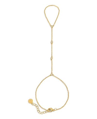 Girls Crew Crystal Paradise Hand Chain Bracelet