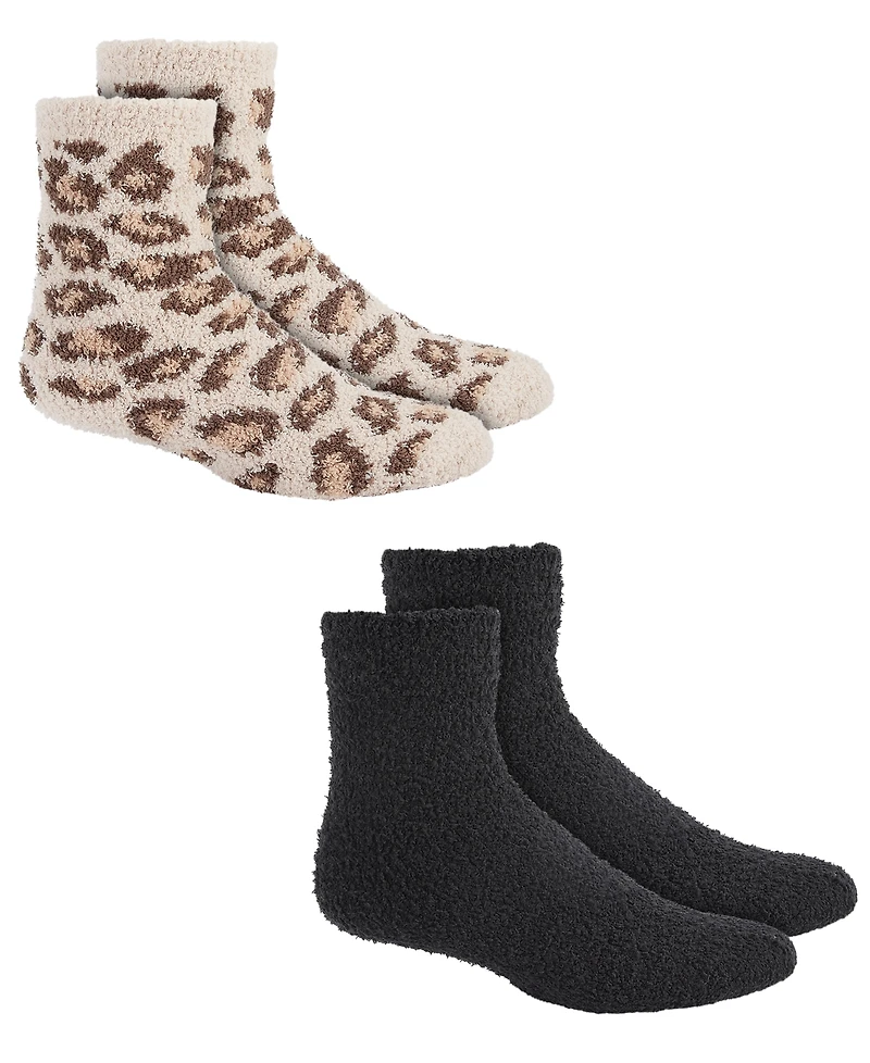 Charter Club Women's 2-Pk. Fuzzy Butter Socks, Created for Macy's