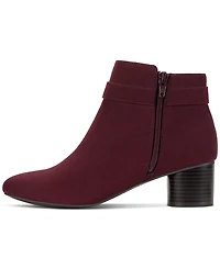 Style & Co Women's Ariella Block Heel Buckle Dress Booties, Created for Macy's