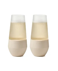 Rabbit Freezable Champagne Glasses, Set of 2