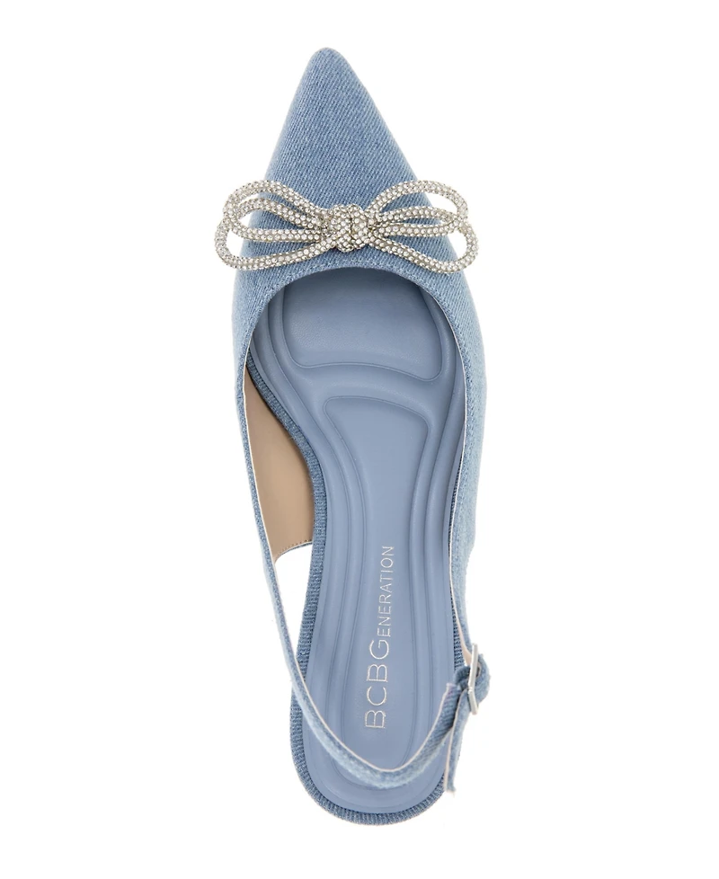 BCBGeneration Women's Donna Pointy Toe Bow Dress Pumps