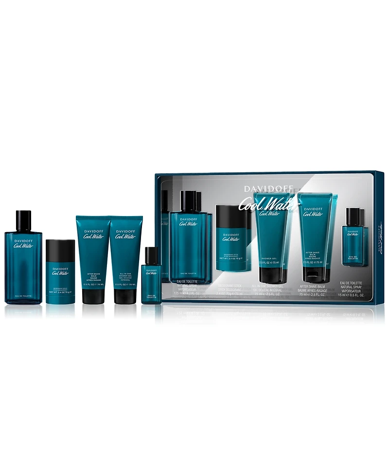 Davidoff Men's 5-Pc. Cool Water Eau de Toilette Gift Set, Exclusive at Macy's
