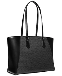 Michael Kors Taryn Logo Large Top Zip Tote