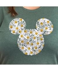 Hybrid Apparel Trendy Mickey Daisy Head Plus Graphic T-shirt