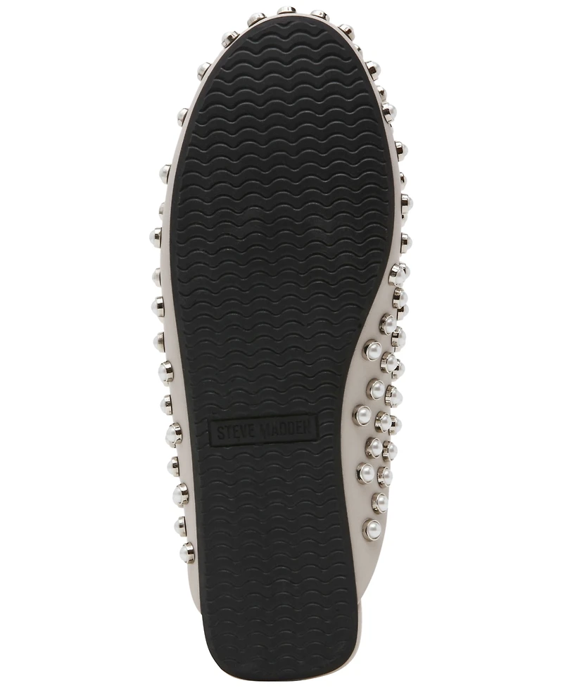 Steve Madden Women's Glimmer Embellished Slide Mule Clogs