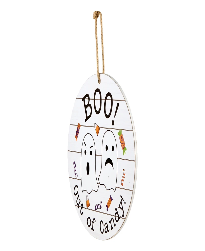 National Tree Company Hanging Halloween Sign, 12 Inches