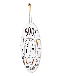 National Tree Company Hanging Halloween Sign, 12 Inches