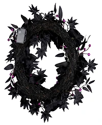 National Tree Company 24" Bad to the Bone Wreath, 24 Inches